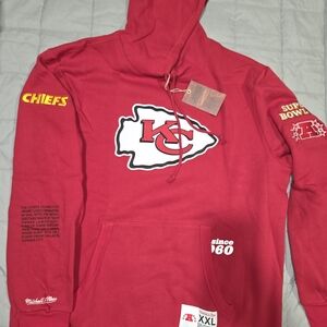 Mitchell & Ness Kansas City Chiefs Red Hoodie Sweatshirt
